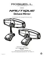 Roswell NAUTIQUE Series Installation & Usage Instructions предпросмотр