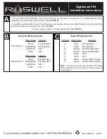 Предварительный просмотр 2 страницы Roswell Nighthawk F65 Installation Instructions