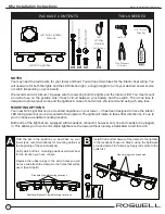 Предварительный просмотр 2 страницы Roswell NV4 Lightbar Installation & User'S Instructions