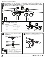 Предварительный просмотр 3 страницы Roswell NV4 Lightbar Installation & User'S Instructions