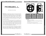 Предварительный просмотр 2 страницы Roswell RMA 10 Assembly Instructions Manual