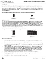 Предварительный просмотр 4 страницы Roswell RMA 500.1 Owner'S Manual