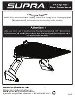 Предварительный просмотр 8 страницы Roswell SUPRA Pro Edge Tower Installation Instructions And Owner'S Manual