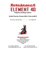 Rotabroach Element40/1 Original Instructions Manual preview