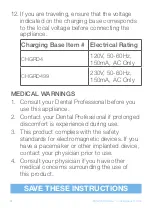 Preview for 6 page of Rotadent ProCare CHGRD4 Instructions For Use Manual