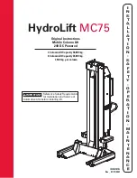 Preview for 1 page of Rotary HydroLift MC75 Original Instructions Manual