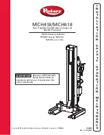 Rotary MCH418 Installation-Safety-Operation-Maintenance preview