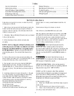 Preview for 2 page of Rotary MCH418 Installation-Safety-Operation-Maintenance