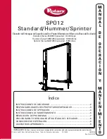 Preview for 13 page of Rotary SPO12 Hummer 5W0 Series Operation & Maintenance Manual