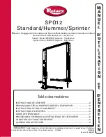 Preview for 25 page of Rotary SPO12 Hummer 5W0 Series Operation & Maintenance Manual