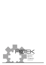 Предварительный просмотр 24 страницы Rotek EG4-0210-5 User And Maintenance Manual