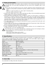 Предварительный просмотр 6 страницы Rotek WZWP-020MPV User Manual