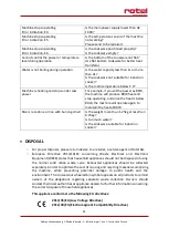 Preview for 41 page of Rotel 1119CH Instructions For Use Manual