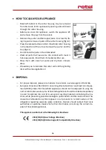 Preview for 36 page of Rotel 484CH1 Instructions For Use Manual