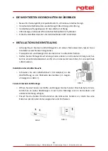 Preview for 10 page of Rotel 798CH1 Instructions For Use Manual