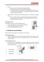 Предварительный просмотр 57 страницы Rotel 798CH1 Instructions For Use Manual