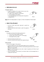 Предварительный просмотр 35 страницы Rotel ACCUCLEANERWET'N'DRY604CH1 Instructions For Use Manual