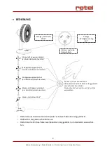 Предварительный просмотр 9 страницы Rotel ACCUTABLE FAN7574CH User Instructions