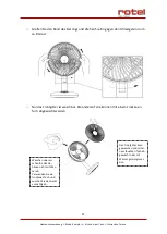 Предварительный просмотр 11 страницы Rotel ACCUTABLE FAN7574CH User Instructions