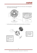 Предварительный просмотр 19 страницы Rotel ACCUTABLE FAN7574CH User Instructions