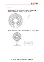 Предварительный просмотр 32 страницы Rotel ACCUTABLE FAN7574CH User Instructions