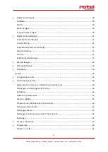 Preview for 5 page of Rotel ANCONA 274CH1 Instructions For Use Manual