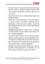 Preview for 15 page of Rotel ANCONA 274CH1 Instructions For Use Manual