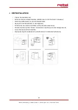 Preview for 20 page of Rotel ANCONA 274CH1 Instructions For Use Manual