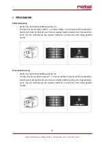 Preview for 21 page of Rotel ANCONA 274CH1 Instructions For Use Manual