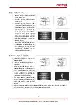 Preview for 22 page of Rotel ANCONA 274CH1 Instructions For Use Manual