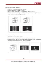 Preview for 23 page of Rotel ANCONA 274CH1 Instructions For Use Manual