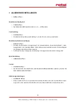 Preview for 31 page of Rotel ANCONA 274CH1 Instructions For Use Manual