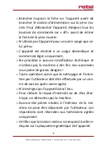 Preview for 36 page of Rotel ANCONA 274CH1 Instructions For Use Manual