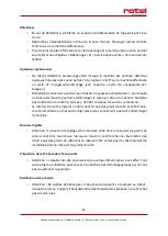 Preview for 41 page of Rotel ANCONA 274CH1 Instructions For Use Manual