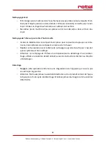 Preview for 42 page of Rotel ANCONA 274CH1 Instructions For Use Manual