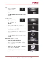 Preview for 53 page of Rotel ANCONA 274CH1 Instructions For Use Manual