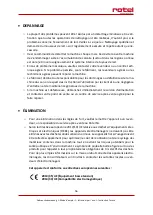 Preview for 56 page of Rotel ANCONA 274CH1 Instructions For Use Manual