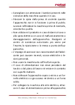 Preview for 58 page of Rotel ANCONA 274CH1 Instructions For Use Manual