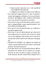 Preview for 61 page of Rotel ANCONA 274CH1 Instructions For Use Manual