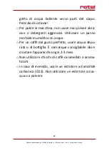 Preview for 62 page of Rotel ANCONA 274CH1 Instructions For Use Manual