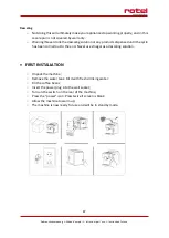 Preview for 87 page of Rotel ANCONA 274CH1 Instructions For Use Manual