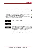 Preview for 57 page of Rotel CARRARA 2763CH Instructions For Use Manual