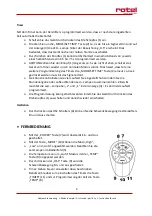 Preview for 9 page of Rotel CERAMICTOWERHEATER707CH1 Instructions For Use Manual