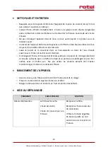 Preview for 19 page of Rotel COMPACTFRY 1702CH Instructions For Use Manual