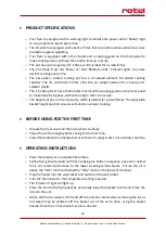 Preview for 33 page of Rotel COMPACTFRY 1702CH Instructions For Use Manual