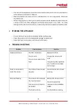 Preview for 35 page of Rotel COMPACTFRY 1702CH Instructions For Use Manual