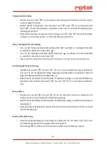 Preview for 15 page of Rotel CONVECTORHEATER761CH1 Instructions For Use Manual