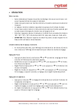 Preview for 26 page of Rotel CONVECTORHEATER761CH1 Instructions For Use Manual