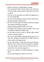 Preview for 45 page of Rotel CONVECTORHEATER761CH1 Instructions For Use Manual