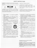 Preview for 2 page of Rotel Dolby Pro Logic Surround Pream Owner'S Manual